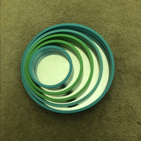 Pottery Barn Bubble Dot Mirrors - Picture 4 of 5